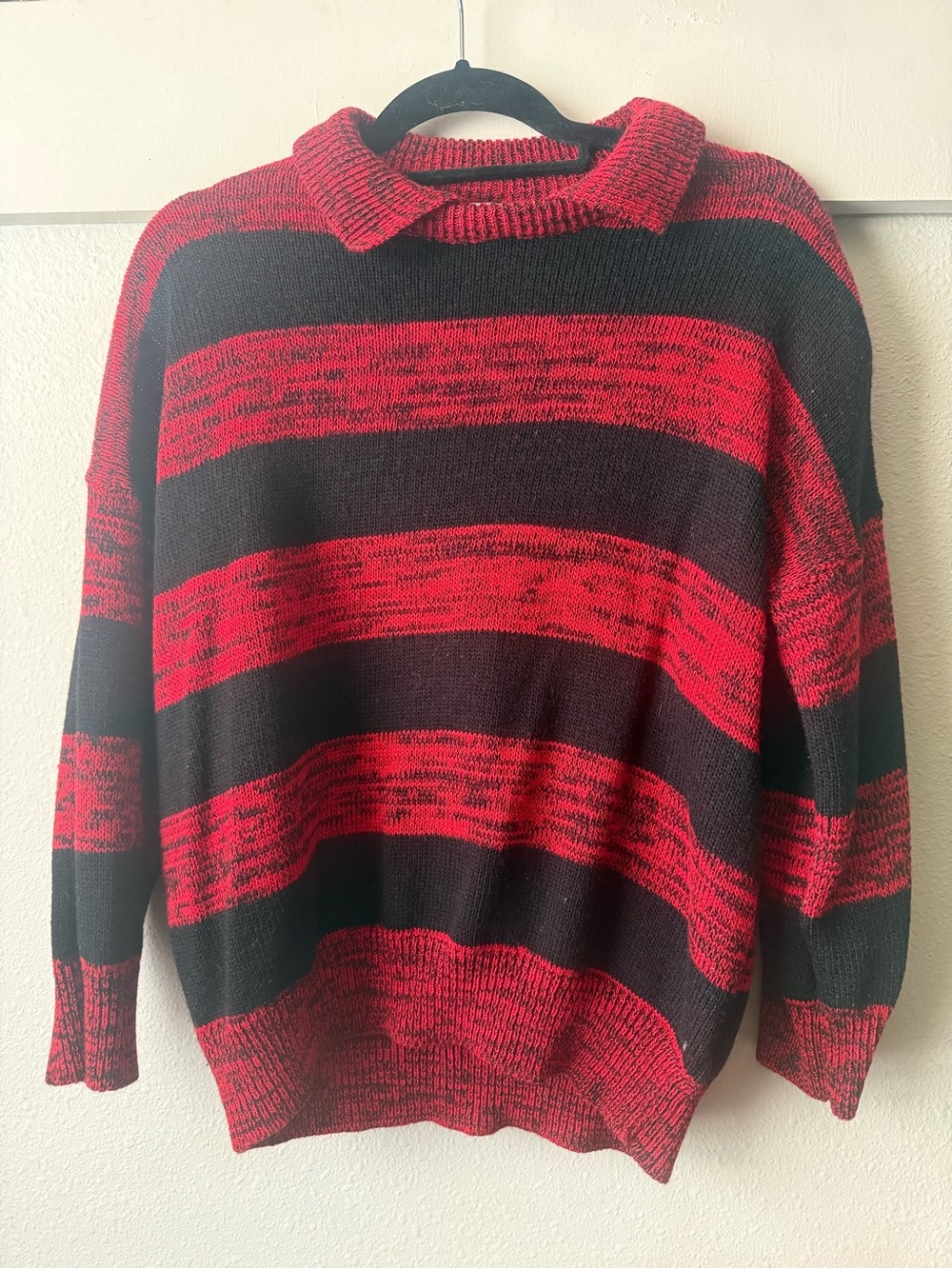 Vintage Deb acrylic collared sweater